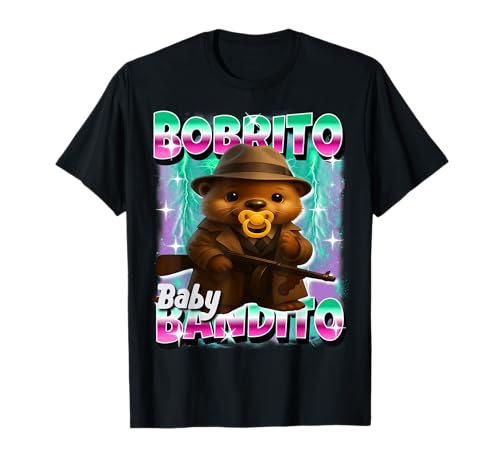 Bobrito-Bandito Italienisch-Brainrot Lustige KI Tiere Meme Kinder T-Shirt von Funny Italian-Brainrot AI Generated Animals Meme