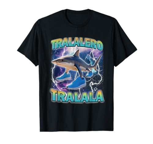Tralalero Tralala Italian Brainrot Lustiges Hai-Meme für Kinder T-Shirt Tralalero Tralala Italian Brainrot Lustiges Hai-Meme für Kinder T-Shirt von Funny Italian Brainrot Gen Z Humor Meme Men Women