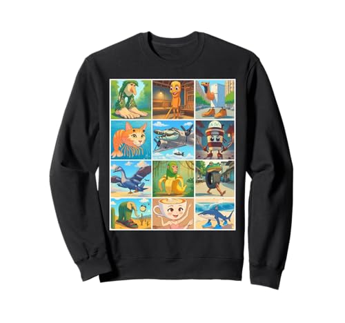 Types of Italian Brainrot Meme Character Hand Drawn for Kids Sweatshirt Types of Italian Brainrot Meme Character Hand Drawn for Kids Sweatshirt von Funny Italian Brainrot Meme For Kids Boys & Girls