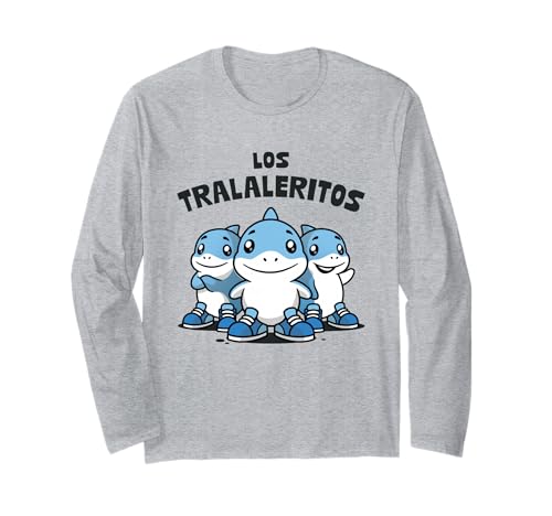 Los Tralaleritos Lustiges Meme für Kinder Langarmshirt Los Tralaleritos Lustiges Meme für Kinder Langarmshirt von Funny Italian Brainrot