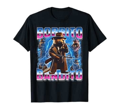 Bobrito-Bandito Italienisch-Brainrot Lustig Gen Z Männer Frauen Jugend T-Shirt von Funny Italian-brainrot Ai Generated Animals Meme