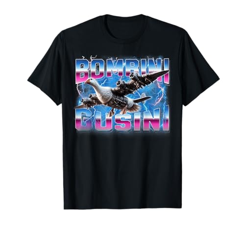 Bombini-Gusini Italienisch-Brainrot Lustig Gen Z Männer Frauen Jugend T-Shirt von Funny Italian-brainrot Ai Generated Animals Meme