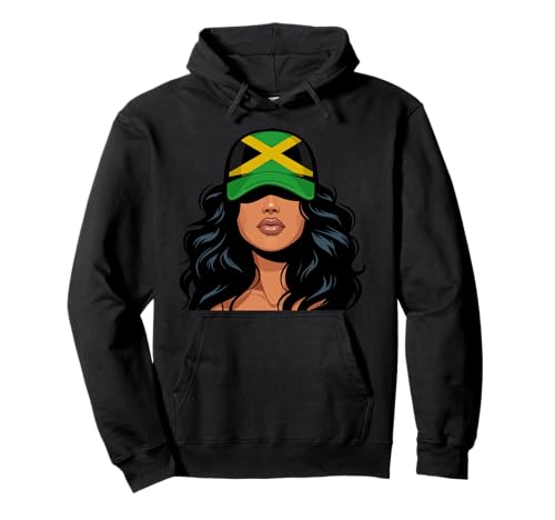 Jamaikanisches Mädchen, Jamaika-Flagge, stolze Afro-Jamaikanische Frauen Pullover Hoodie Jamaikanisches Mädchen, Jamaika-Flagge, stolze Afro-Jamaikanische Frauen Pullover Hoodie von Funny Jamaica For Men Women Kids Jamaican Outfit