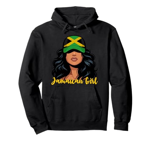 Jamaikanisches Mädchen, Jamaika-Flagge, stolze Afro-Jamaikanische Frauen Pullover Hoodie Jamaikanisches Mädchen, Jamaika-Flagge, stolze Afro-Jamaikanische Frauen Pullover Hoodie von Funny Jamaica For Men Women Kids Jamaican Outfit