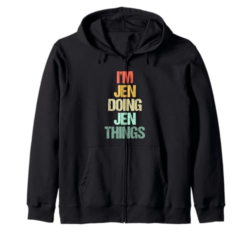 I'm Jen Doing Jen Things - Lustiger Männer-Namensausspruch Süßer Name Jen Kapuzenjacke I'm Jen Doing Jen Things - Lustiger Männer-Namensausspruch Süßer Name Jen Kapuzenjacke von Funny Jen Sayings & Funny Jen Designs