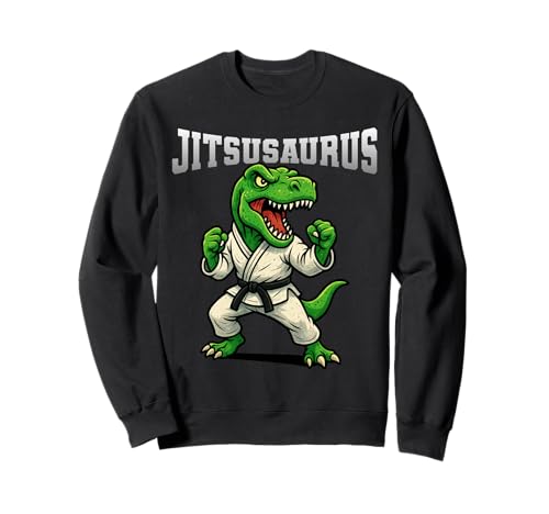 Jitsusaurus BJJ Jiu Jitsu Kampfsport Lustiger Dinosaurier Kinder Sweatshirt Jitsusaurus BJJ Jiu Jitsu Kampfsport Lustiger Dinosaurier Kinder Sweatshirt von Funny Jiu-Jitsu Brazillian Bjj Martial Art Apparel