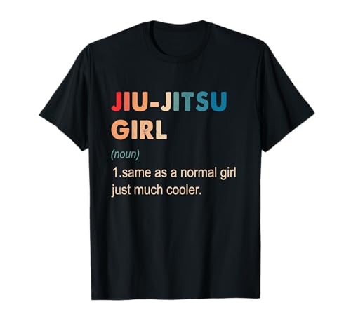 Jiu-Jitsu Girl Definition Lustiges Jiu-Jitsu Geschenk für Mädchen T-Shirt von Funny Jiu-Jitsu Girl Gift