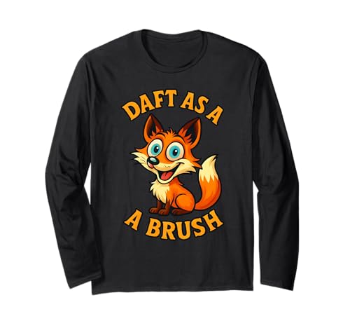 Lustiger Herbst Fuchs Witz für Männer Frauen Herbst Tiere Foxy Langarmshirt von Funny Joke Designs For Men and Women