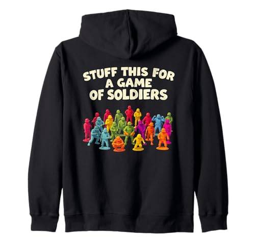 Lustiger sarkastischer Witz Väter Soldaten Männer Snarky Humor Kapuzenjacke von Funny Joke Designs For Men and Women