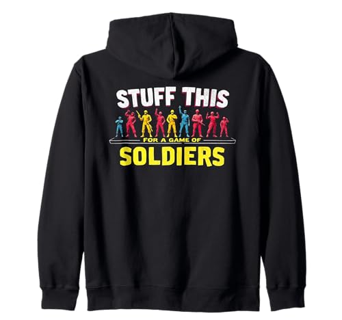 Lustiger sarkastischer Witz Väter Soldaten Männer Snarky Humor Kapuzenjacke von Funny Joke Designs For Men and Women