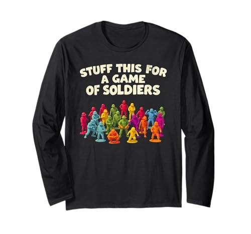Lustiger sarkastischer Witz Väter Soldaten Männer Snarky Humor Langarmshirt Lustiger sarkastischer Witz Väter Soldaten Männer Snarky Humor Langarmshirt von Funny Joke Designs For Men and Women