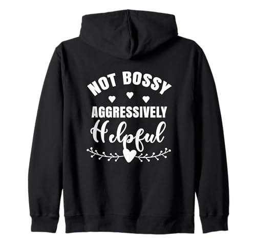 Not Bossy Aggressively Helpful Boss Mom Women Motivational Kapuzenjacke Not Bossy Aggressively Helpful Boss Mom Women Motivational Kapuzenjacke von Funny Joke Im Not Bossy Leadership Lady Quote