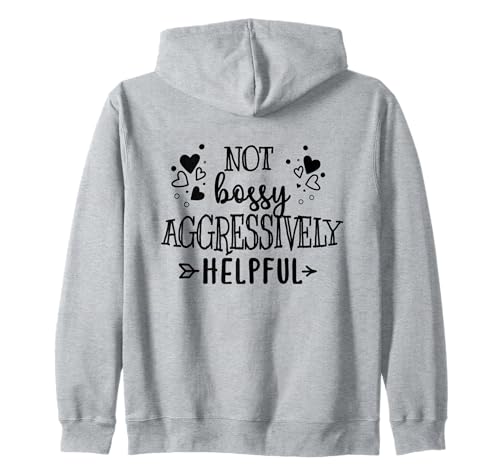 Not Bossy Aggressively Helpful Boss Mom Women Motivational Kapuzenjacke Not Bossy Aggressively Helpful Boss Mom Women Motivational Kapuzenjacke von Funny Joke Im Not Bossy Leadership Lady Quote