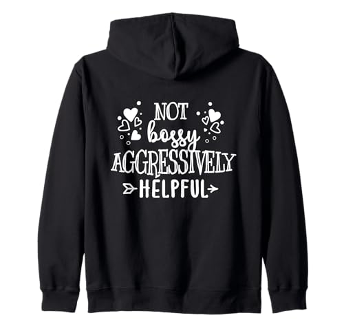 Not Bossy Aggressively Helpful Boss Mom Women Motivational Kapuzenjacke Not Bossy Aggressively Helpful Boss Mom Women Motivational Kapuzenjacke von Funny Joke Im Not Bossy Leadership Lady Quote