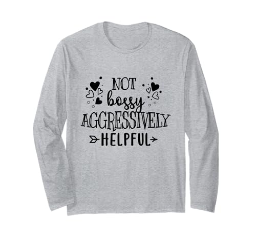 Not Bossy Aggressively Helpful Boss Mom Women Motivational Langarmshirt Not Bossy Aggressively Helpful Boss Mom Women Motivational Langarmshirt von Funny Joke Im Not Bossy Leadership Lady Quote