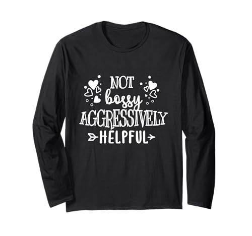 Not Bossy Aggressively Helpful Boss Mom Women Motivational Langarmshirt Not Bossy Aggressively Helpful Boss Mom Women Motivational Langarmshirt von Funny Joke Im Not Bossy Leadership Lady Quote