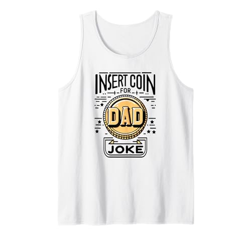 Herren Einlage Münze für Papa Witz Lustiges Arcade Gamer Design Tank Top Herren Einlage Münze für Papa Witz Lustiges Arcade Gamer Design Tank Top von Funny Jokes On You