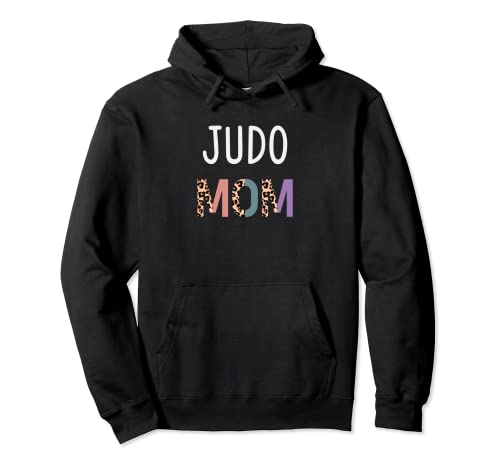 Judo-Mutter-Geschenk, lustiges Judoka-Damen, Leopardenmuster Pullover Hoodie Judo-Mutter-Geschenk, lustiges Judoka-Damen, Leopardenmuster Pullover Hoodie von Funny Judo Mom Tee