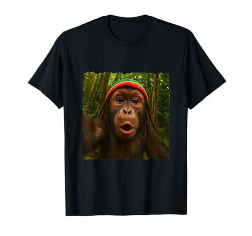 Rasta Affe Selfie versteckt sich vor Bany Mama Face Meme T-Shirt Rasta Affe Selfie versteckt sich vor Bany Mama Face Meme T-Shirt von Funny Jungle Vibes Monkey Face Humor Tee