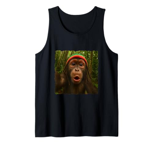 Rasta Affe Selfie versteckt sich vor Bany Mama Face Meme Tank Top Rasta Affe Selfie versteckt sich vor Bany Mama Face Meme Tank Top von Funny Jungle Vibes Monkey Face Humor Tee