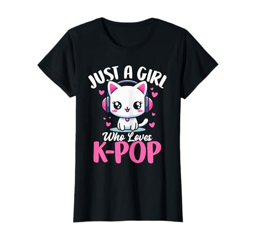 Nur EIN Mädchen, das Kpop liebt Lustige Liebhaber koreanischer Popmusik T-Shirt Nur EIN Mädchen, das Kpop liebt Lustige Liebhaber koreanischer Popmusik T-Shirt von Funny K-pop Lover Apparel