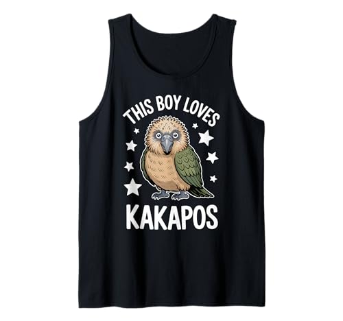 Herren Dieser Junge liebt Kakapos Lustiger Kakapo Tank Top von Funny Kakapos Cool Kakapo Designs