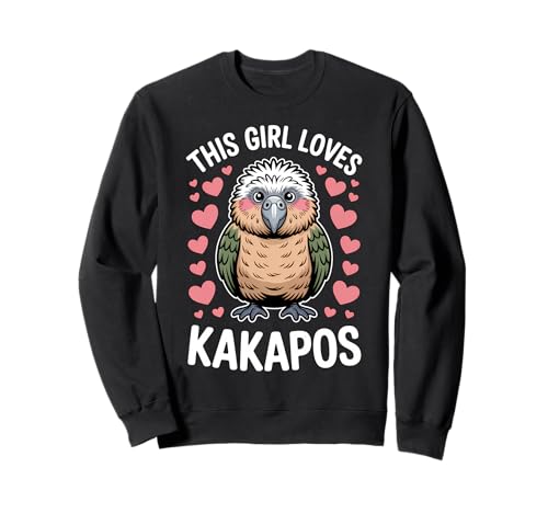 Dieses Mädchen liebt Kakapos Lustiger Kakapo Sweatshirt Dieses Mädchen liebt Kakapos Lustiger Kakapo Sweatshirt von Funny Kakapos Cute Kakapo Design