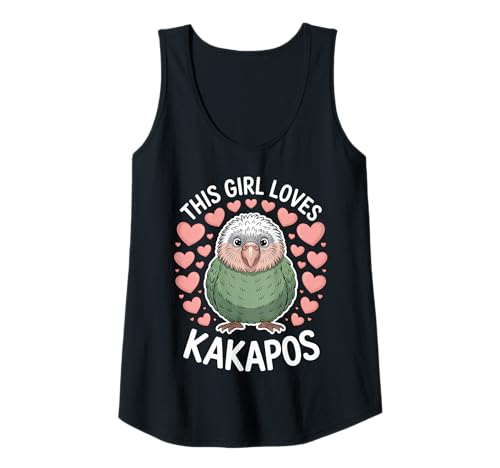 Damen Dieses Mädchen liebt Kakapos Lustiger Kakapo Tank Top Damen Dieses Mädchen liebt Kakapos Lustiger Kakapo Tank Top von Funny Kakapos Cute Kakapo Designs