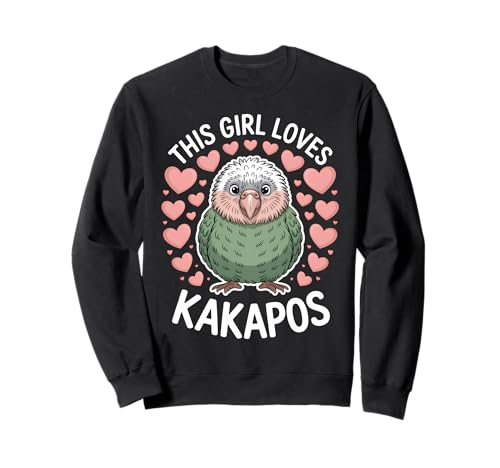 Dieses Mädchen liebt Kakapos Lustiger Kakapo Sweatshirt Dieses Mädchen liebt Kakapos Lustiger Kakapo Sweatshirt von Funny Kakapos Cute Kakapo Designs