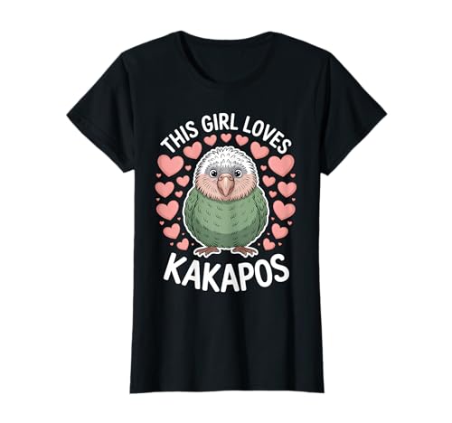 Dieses Mädchen liebt Kakapos Lustiger Kakapo T-Shirt Dieses Mädchen liebt Kakapos Lustiger Kakapo T-Shirt von Funny Kakapos Cute Kakapo Designs