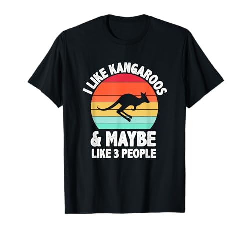 I Like Kangaroos Design Herren Damen Kinder Australien Känguru T-Shirt I Like Kangaroos Design Herren Damen Kinder Australien Känguru T-Shirt von Funny Kangaroo Clothing Gifts Men Women Boys Girls