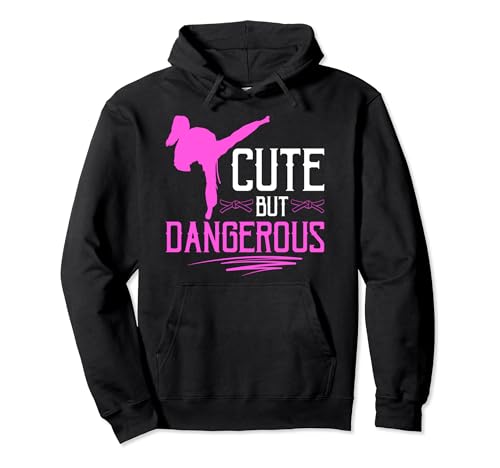 Karate-Mädchen Süße, aber gefährliche Kampfsport-Karate-Liebhaberin Pullover Hoodie Karate-Mädchen Süße, aber gefährliche Kampfsport-Karate-Liebhaberin Pullover Hoodie von Funny Karate Girl Black Belt Apparel