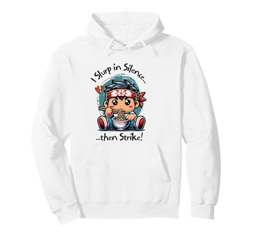 Lustiger Karate Ramen Boy, I Slurp in Silence Then Strike! Pullover Hoodie Lustiger Karate Ramen Boy, I Slurp in Silence Then Strike! Pullover Hoodie von Funny Karate Ramen Boy Collection