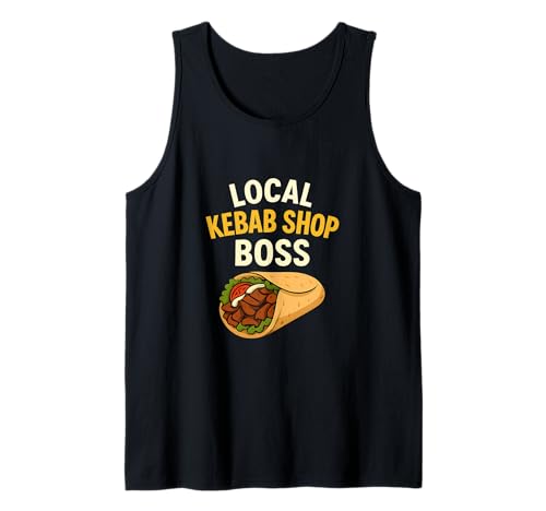 Local Kebab Shop Boss Lustig für Männer Frauen Tank Top Local Kebab Shop Boss Lustig für Männer Frauen Tank Top von Funny Kebab Products
