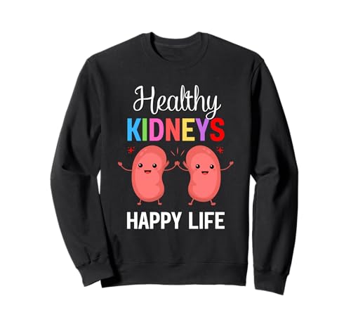 Gesunde Nieren Happy Lifes Nieren Wellness Bewusstsein Kinder Sweatshirt von Funny Kidney Health World Kidney Day For Women Men