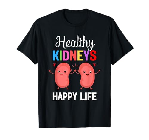 Gesunde Nieren Happy Lifes Nieren Wellness Bewusstsein Kinder T-Shirt von Funny Kidney Health World Kidney Day For Women Men