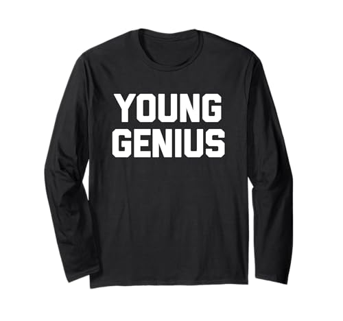 Young Genius Lustiges Kind Spruch Kinder Jungen Kleinkind Kinder Langarmshirt von Funny Kids Sayings & Funny Kids Designs