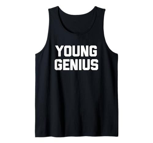 Young Genius Lustiges Kind Spruch Kinder Jungen Kleinkind Kinder Tank Top von Funny Kids Sayings & Funny Kids Designs