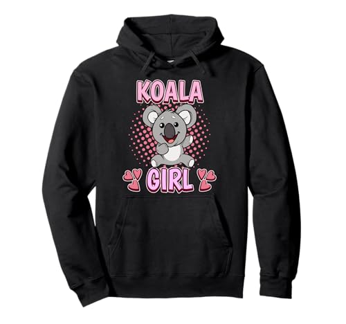 Damen Koala Girl Mädchen Koala Pullover Hoodie Damen Koala Girl Mädchen Koala Pullover Hoodie von Funny Koala Merch Women & Girls