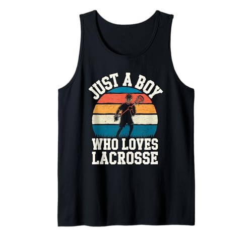 Herren Just A Boy Who Loves Lacrosse Feldsport Kinder Lacrosse Tank Top Herren Just A Boy Who Loves Lacrosse Feldsport Kinder Lacrosse Tank Top von Funny Lacrosse Apparel for Men Women