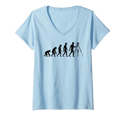 Damen Surveying Professional Surveyor Evolution T-Shirt mit V-Ausschnitt Damen Surveying Professional Surveyor Evolution T-Shirt mit V-Ausschnitt von Funny Land Surveyors and Engineers Outfits