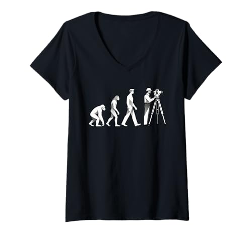 Damen Surveying Professional Surveyor Evolution T-Shirt mit V-Ausschnitt Damen Surveying Professional Surveyor Evolution T-Shirt mit V-Ausschnitt von Funny Land Surveyors and Engineers Outfits