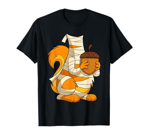 Lustiges Mumie Eichhörnchen Lazy Halloween Kostüm Kinder Karneval T-Shirt Lustiges Mumie Eichhörnchen Lazy Halloween Kostüm Kinder Karneval T-Shirt von Funny Last Minute Squirrel Halloween Costume Gifts