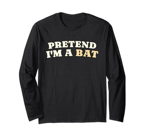 Lustiges Faulenzen Kostüm Pretend I'm A Bat für Halloween Erwachsene Kinder Langarmshirt Lustiges Faulenzen Kostüm Pretend I'm A Bat für Halloween Erwachsene Kinder Langarmshirt von Funny Lazy Halloween Costume Tee Shirts 2025