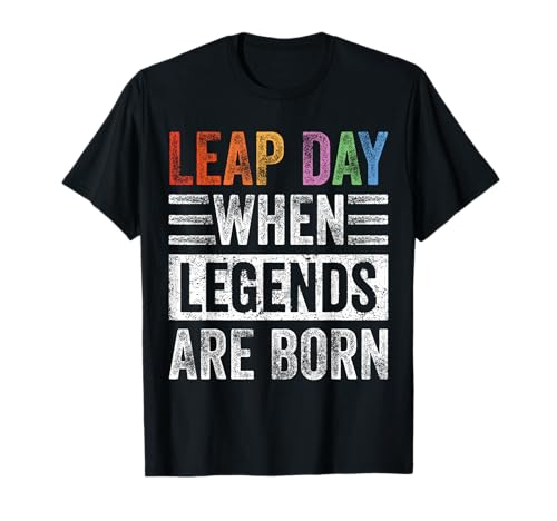Retro Vintage Männer & Frauen 29. Februar Geburtstag T-Shirt Retro Vintage Männer & Frauen 29. Februar Geburtstag T-Shirt von Funny Leap Day Apparel Co.