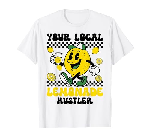 Lustige Limonade Unternehmer Jungen Mädchen Lemonade Hustler T-Shirt von Funny Lemon Stand tee for Kids