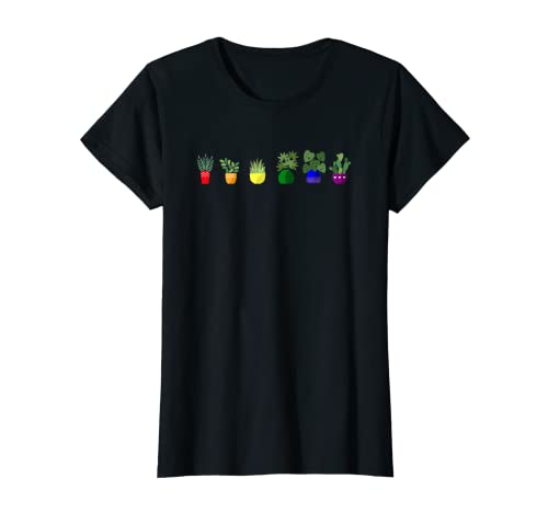 Damen Plants Lesbian Pride Funny LGBTQ Month Supporter Grafik T-Shirt Damen Plants Lesbian Pride Funny LGBTQ Month Supporter Grafik T-Shirt von Funny Lesbian LGBTQ Sarcasm Graphic & More