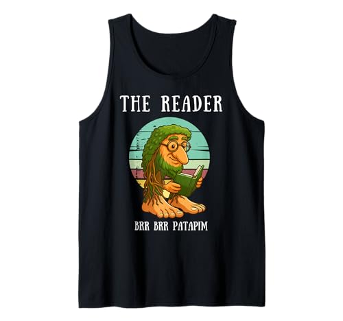 BRR BRR Patapim Lesebuch Cute Italian Brainrot Meme Kids Tank Top BRR BRR Patapim Lesebuch Cute Italian Brainrot Meme Kids Tank Top von Funny Librarians Bookworms Book Clubs Love Reading