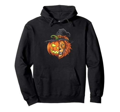 Laterne Löwe Kürbis Jack O Halloween Kinder Herren Damen Pullover Hoodie Laterne Löwe Kürbis Jack O Halloween Kinder Herren Damen Pullover Hoodie von Funny Lion Lovers Halloween Pumpkin Outfits