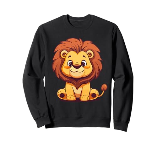 Süßer Löwe für Kinder Sweatshirt Süßer Löwe für Kinder Sweatshirt von Funny Lion and African Animals Design
